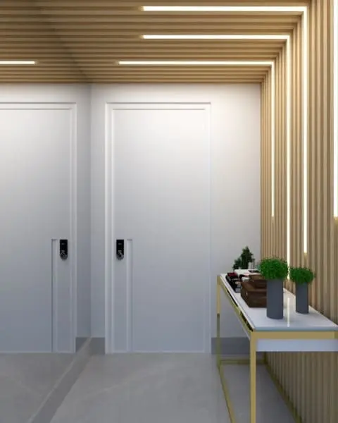 Hall com Leds eletro yama